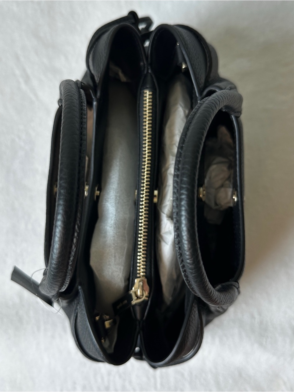 Kate Spade NWT Black Pebbled Leather Dumpling K8135 Small Satchel Original $379 - Picture 10 of 16